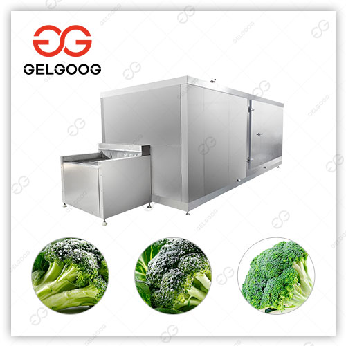 máquina de congelación iqf de brócoli